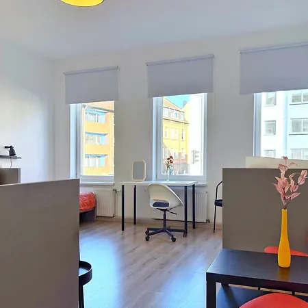 Ring-apartments Orange - 1 Og - Zentrale 1-sz Wohnung, Bis 4 Gelsenkirchen